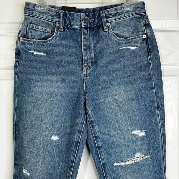 NWT Blank NYC Madison High Rise Crop Jeans Distressed Women’s Sz 27 - Picture 4 of 11